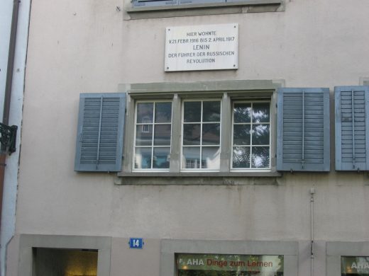 Spiegelgasse 14 - Lenins Wohnung in Zürich